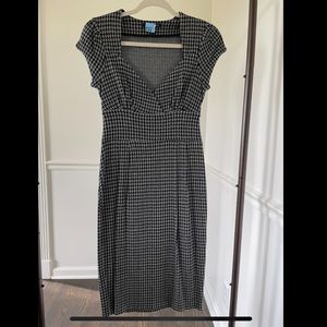 Banana Republic houndstooth dress, XS